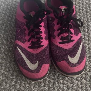 Nike Vibrant Pink and Black Sneakers